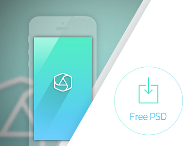 Free App Portfolio PSD by appcom marketing big free hires ios ios7 mock up mockup psd template