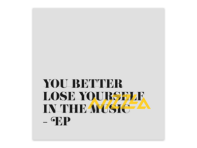 YOU BETTER LOSE YOURSELF IN THE MUSIC album artwork cd cover german hiphop polish type