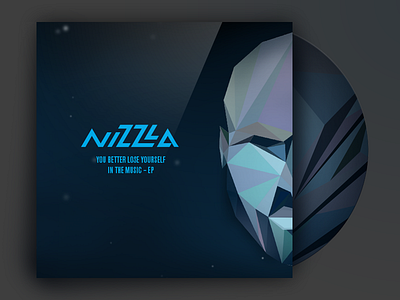 Nizzla EP Artwork artwork blue cd dark deep ep hiphop music space