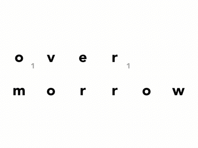 overmorrow logo geometric konstruct logo minimalistic movement simplify