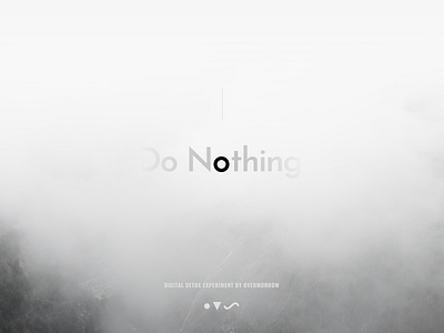 Nothing Is Live #donothing android app detox free grey product