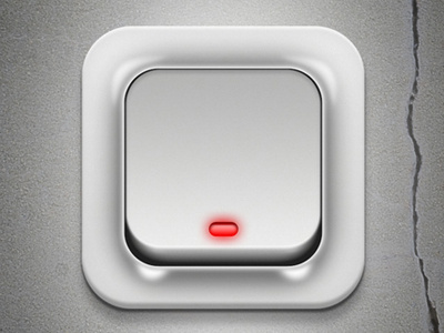 Simple Light Switch App app appstore fast gray ios iphone light noun switch