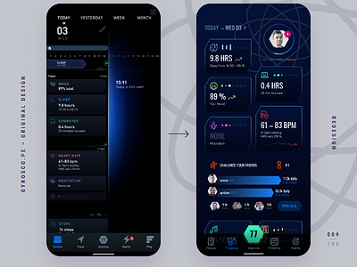 #randomredesign 009 android app cross platform figma flutter ios iphone material design mobile nerdy redesign space ui