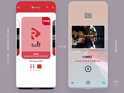 #randomredesign 018 android app app design cross platform figma flutter ios material design mobile multi platform redesign ui