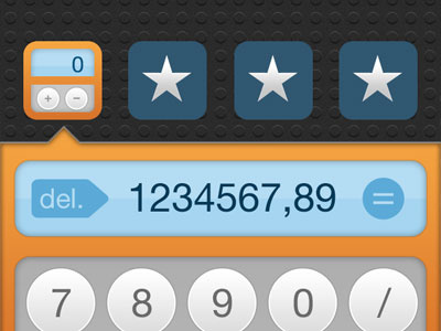 Onscreen App // iOS Concept / Like Dashboard in OS X app apps calculator instand ios onscreenapp osxlike