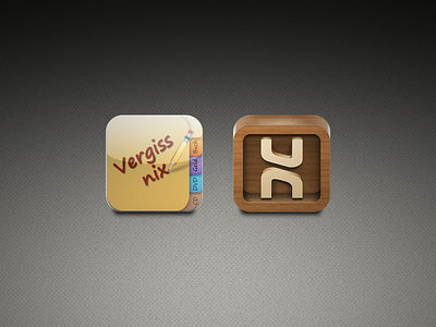 Icon Redesign for "Vergiss Nix 2.0"