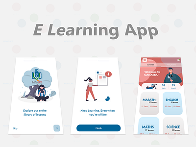 E- learning APP app e learning ui ui ux uiux