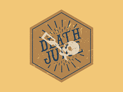Death Juice branding logo typography