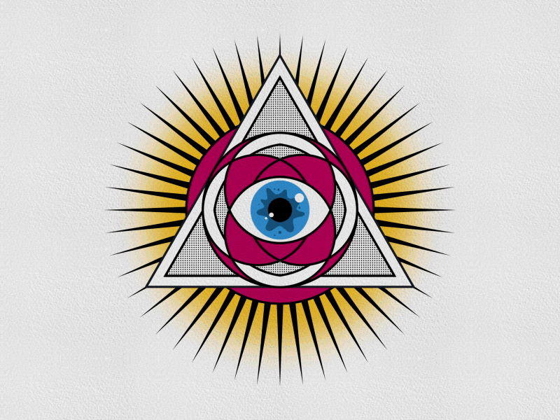 All Seeing Eye of Rrolmph! animation gif iconography logo motion motion design motion graphics video