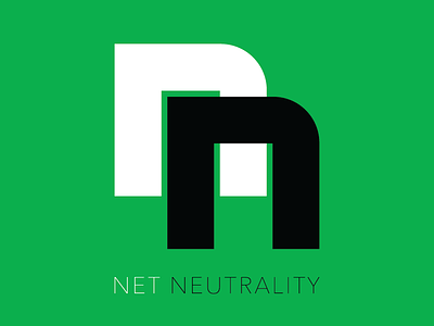 Net Neutrality design fcc flat logo net neutrality