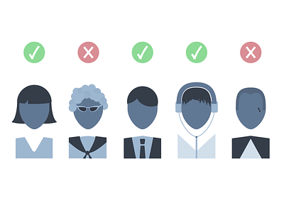 Demographics demographics icons illustrator people