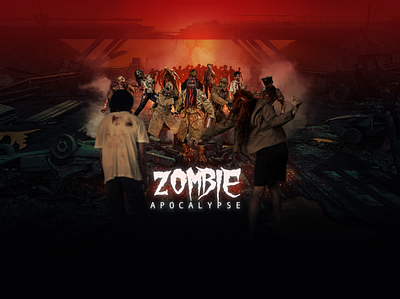 Zombie Apocalypse Teaser Cover concept design manipulation