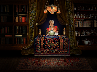 Tarot Reader concept design manipulation