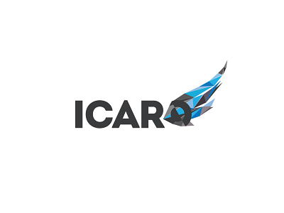 Icaro Brand Identity brand identity logo polygons
