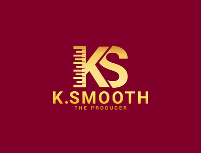 K.Smooth Logo & Branding Design branding creative design flat graphic design logo logo design music musiclogo producer producerlogo
