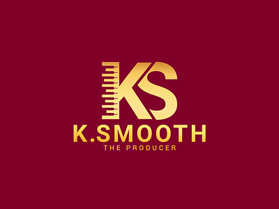 K.Smooth Logo & Branding Design branding creative design flat graphic design logo logo design music musiclogo producer producerlogo