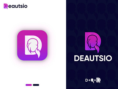 Deautsio - Letter D Logo Design 3d animation branding creative design flat graphic design illustration logo logo animation logo design motion graphics ui vector web