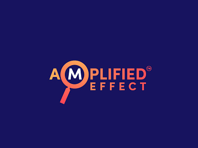 Logo Design For Amplified Effect branding creative design flat graphic icon icon a day icon app logo logo 3d logo a day logo alphabet logo animal logo animation logo design logo logodesign logodesigner illustration brand logotype typography vector