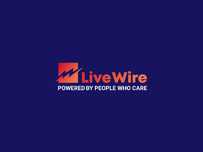 Logo Design For Live Wire branding creative design event flat graphic icon logo logo 3d logo a day logo alphabet logo animation logo design logo design branding logo design concept logo logodesign logodesigner illustration brand logotype typography vector