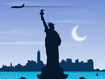 new york design disegno drawing engineer gabriele graphic liberty new newyork romano statue usa vasto york