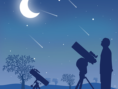 Astronomy astronomy design disegno drawing gabriele illustration light night romano vasto