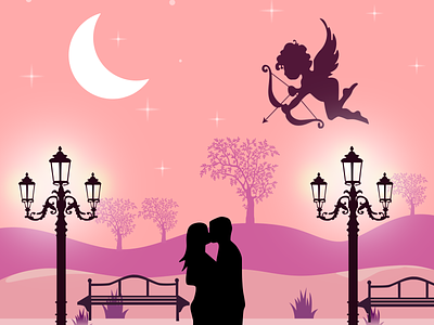 Romantic design disegno drawing gabriele illustration love romano romantic sunset vasto