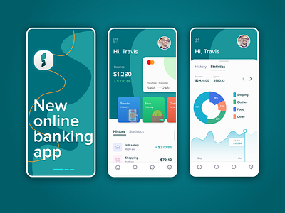 S-Banking mobile app | UI Design @dribbble @interface @mobile @ui @vasilkooov @web graphic design logo mobile app web design
