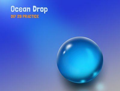 Ocean Drop Casual Icon @design @dribbble @remote @ui @vasilkooov casual game diy game ui game ui