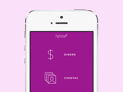 Mobile Payment Redesign account america finance icon latin minimal mobile money payment spanish transfer welcome