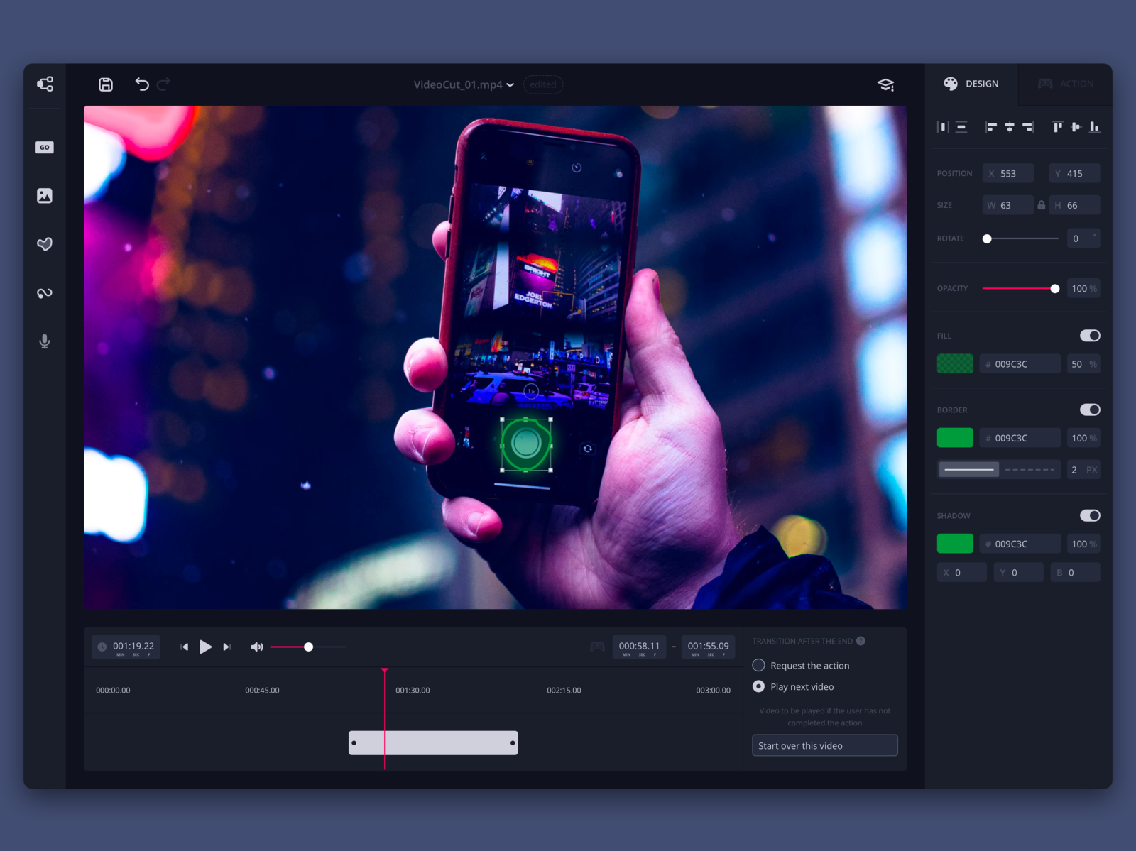 Video Editor for interactive films platform by Aydar Rakimov on Dribbble