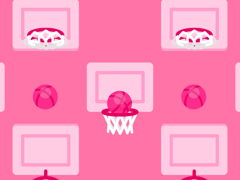 Hello Dribbble basketball debut first hello motion