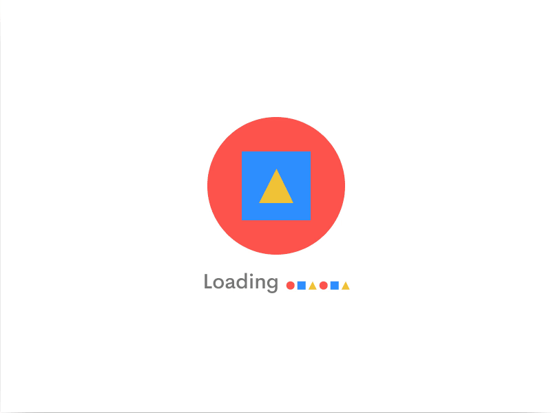 Loading Animation - Design Exploration animation conceptual design loading user experience website