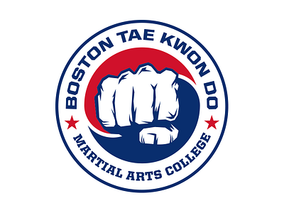 Boston Tae Kwon Do design fist illustration logo star