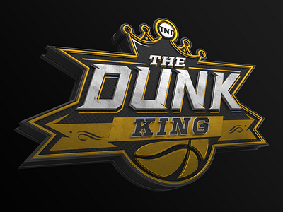 The Dunk King athletics basketball design dunk logo nba sports