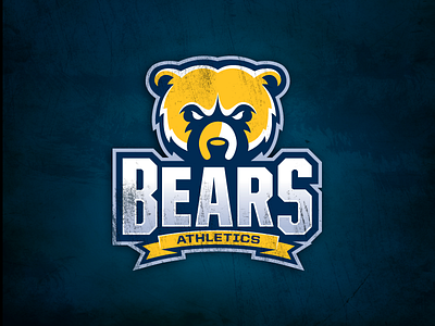 Truett Mconnell athletics bears design illustration logos sports