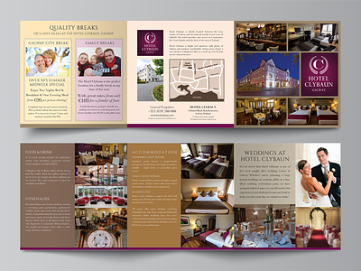 Clybaun Hotel Brochure Design hotel brochure print design