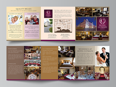 Clybaun Hotel Brochure Design