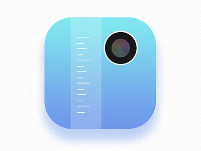 Exact App Icon camera icon iphoneapp ruler