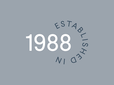 Est. 1988 mark clean elegant hierarchy logo logo mark north carolina pine cone redesign typography