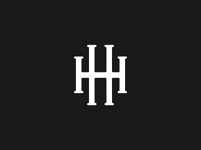 H Monogram branding h lettermark logo monogram typography wordmark