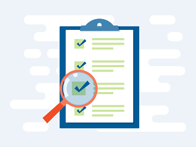 Checklist - Spot Illustration checklist clipboard graphic icon icon set illustration web illustration