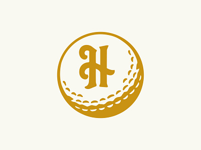 Harlestons Reject | Secondary Mark apparel logo ball brand identity charleston golf golf course h reject secondary logo secondary mark
