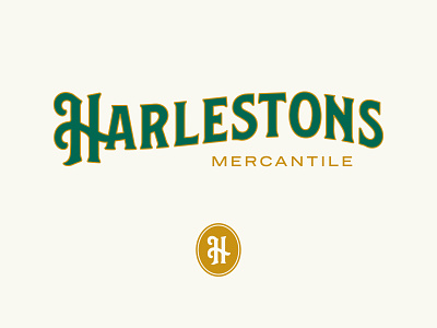 Harlestons Reject - Primary & Secondary Marks apparel logo brand identity charleston golf golfing lifestyle brand logo design logo mark logotype primary logo secondary logo vintage