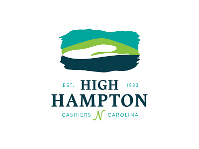 High Hampton Reject | Paint Swash club logo logo lockup mountain north carolina paint swash primary logo resort smoky mountains