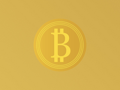 Bitcoin bitcoin design gradient illustration