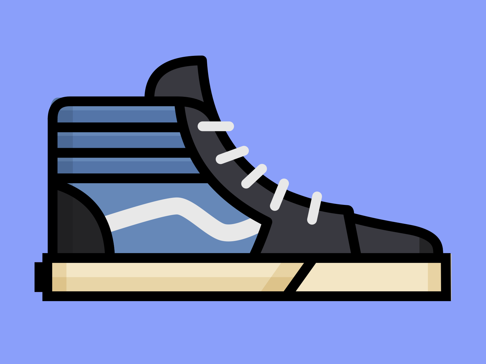 cartoon vans sk8 hi