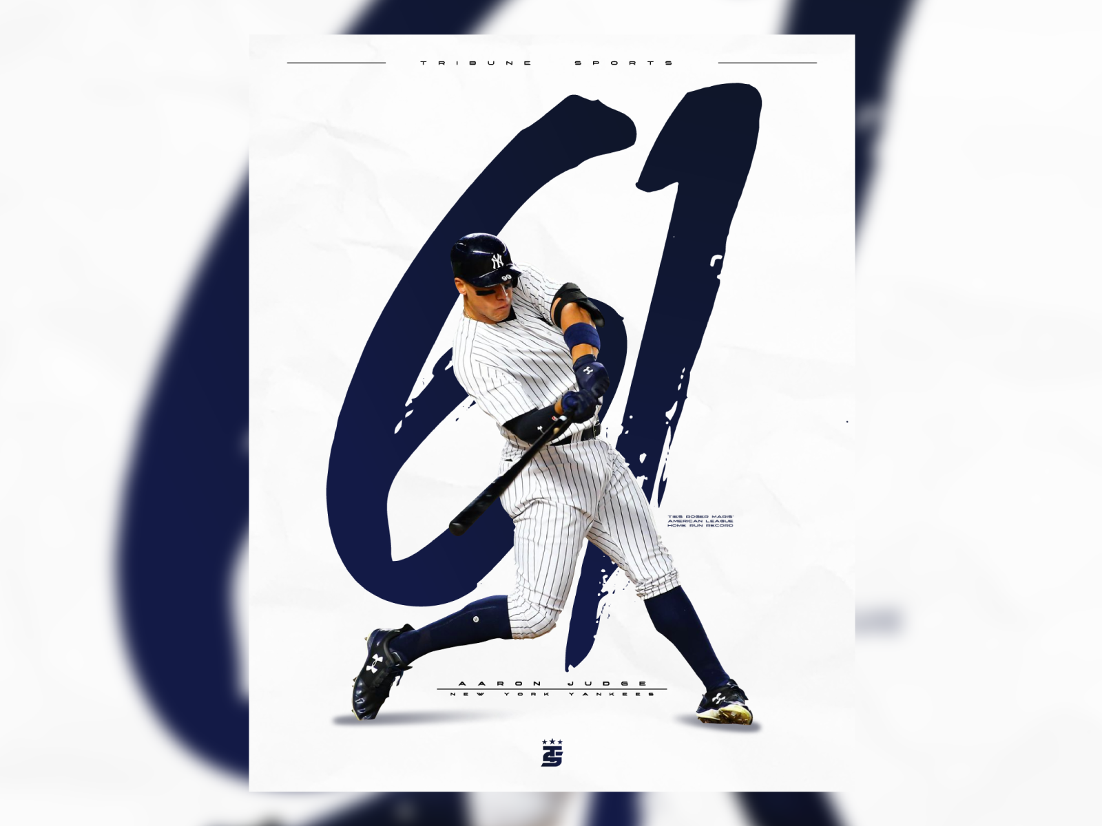 Aaron Judge Ties Roger Maris' Record by Handsome Rob Media on Dribbble