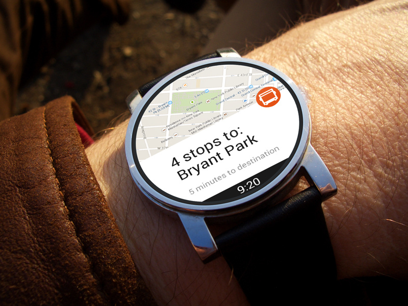 android watch maps