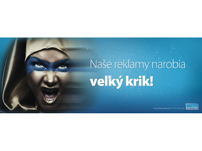 Kanovitsmedia Billboard Velky Krik advertising agency billboard campaign