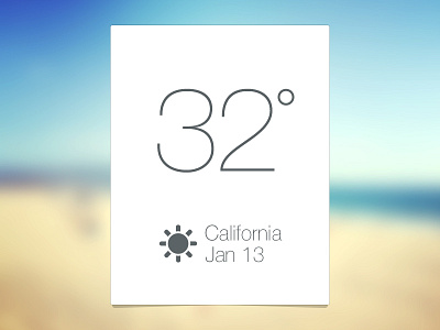 Weather california metro ui sunny weather